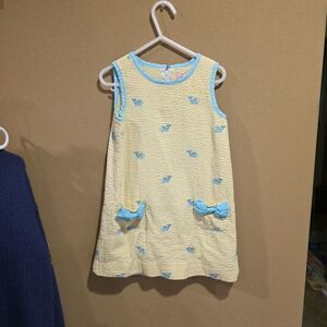 Lilly Pulitzer Yellow and Blue Kids Dress